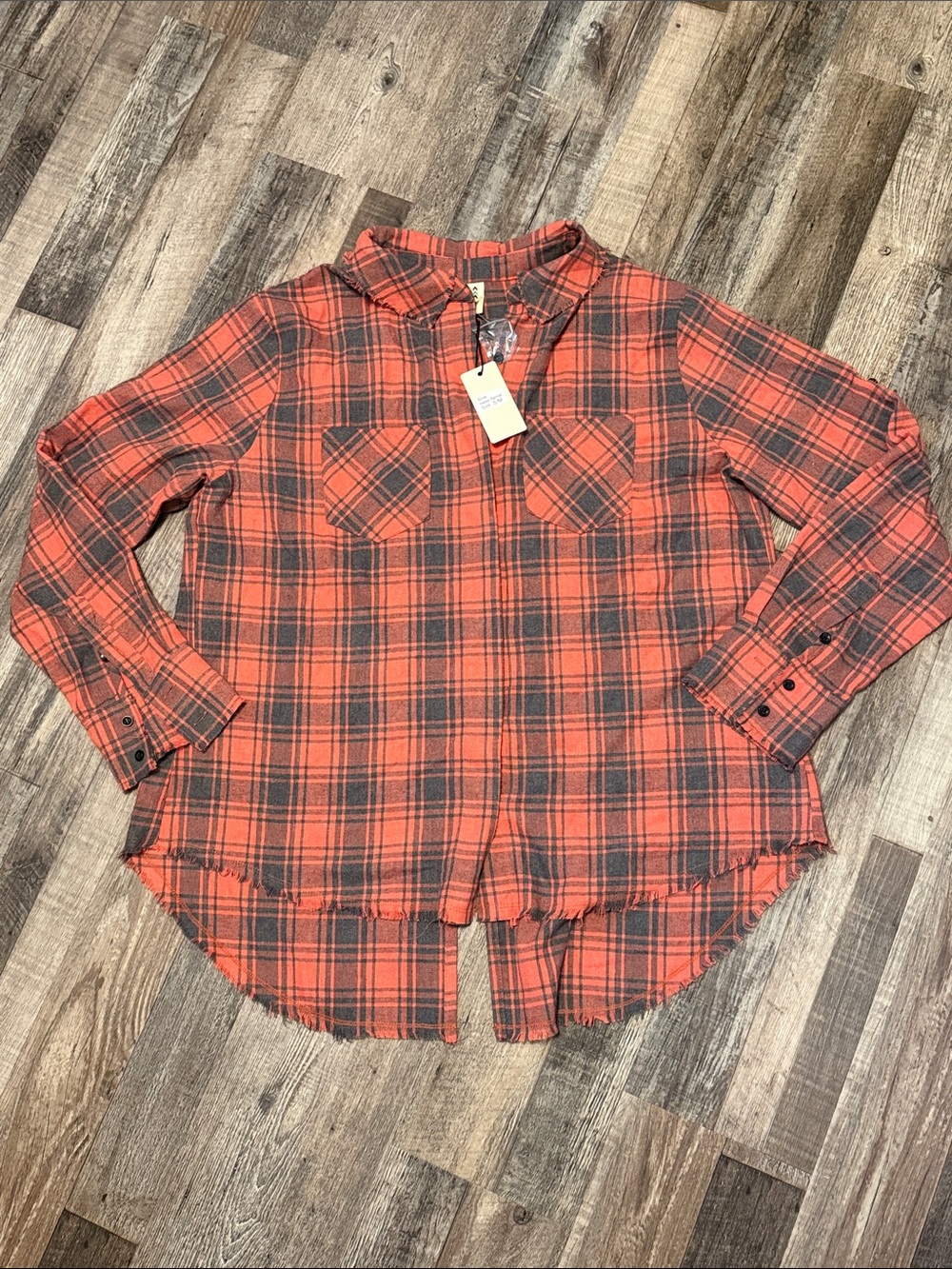 NWT Jaded Gypsy Women’s Button-Down Flannel Shirt Size S M